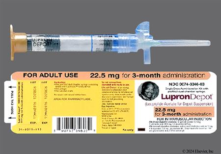 Lupron Depot 3-Month 22.5mg Powder for Injection package photo