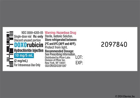 Doxorubicin Hydrochloride 10mg/5ml Solution for Injection (PREMIER ProRx) package photo