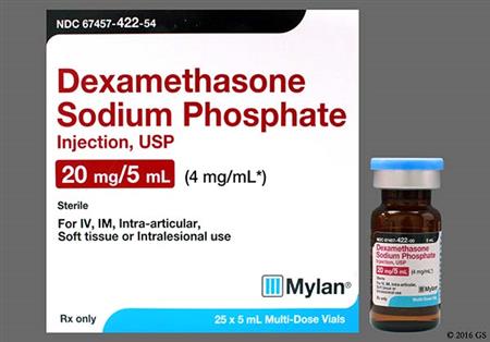 Dexamethasone Sodium Phosphate 4mg/ml Solution for Injection package photo