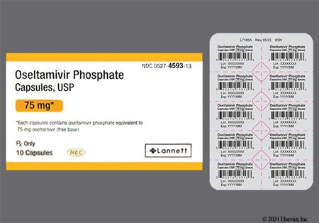 Oseltamivir Phosphate 75mg Capsule package photo