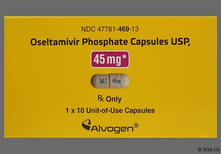 Oseltamivir Phosphate 45mg Capsule package photo
