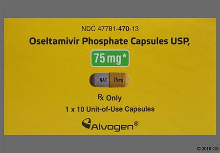 Oseltamivir Phosphate 75mg Capsule package photo
