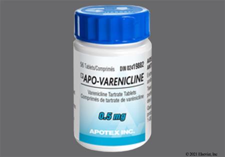 Apo-Varenicline 0.5mg Tablet package photo