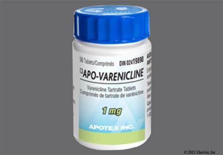 Apo-Varenicline 1mg Tablet package photo