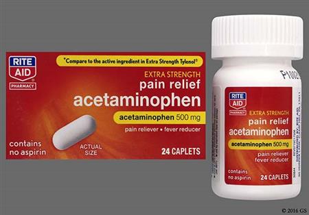 RITE AID Pain Relief Acetaminophen 500mg Extra Strength Caplet