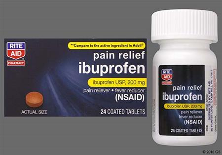 RITE AID Ibuprofen Pain Relief 200mg Tablet package photo