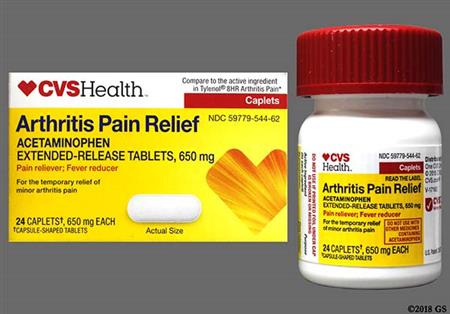 CVS Arthritis Pain Relief 650mg Extended-Release Caplet
