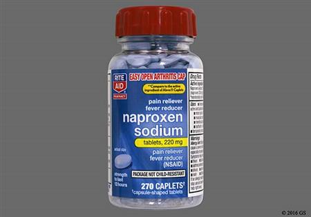 RITE AID Naproxen Sodium 220mg Caplet package photo
