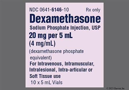 Dexamethasone Sodium Phosphate 20mg/5mL Solution for Injection package photo
