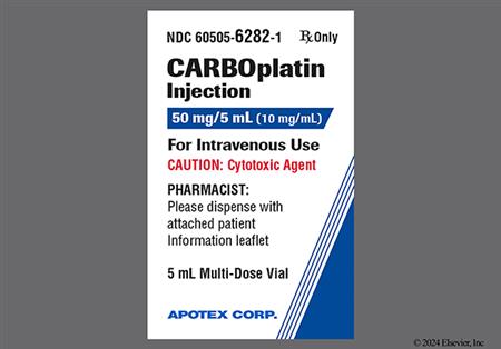 Carboplatin 50mg/5mL Solution for Injection package photo