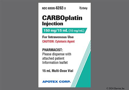 Carboplatin 150mg/15mL Solution for Injection package photo
