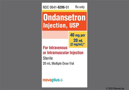 Ondansetron Hydrochloride 40mg/20mL Solution for Injection (NOVAPLUS) package photo