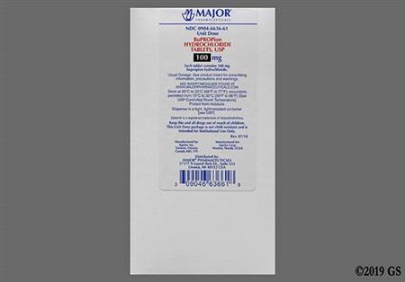 Bupropion Hydrochloride 100mg Tablet package photo
