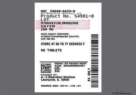Hydroxychloroquine Sulfate 200mg Tablet package photo