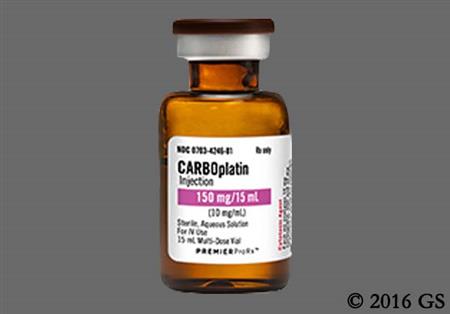 Carboplatin 150mg/15mL Solution for Injection (PREMIER ProRx) package photo