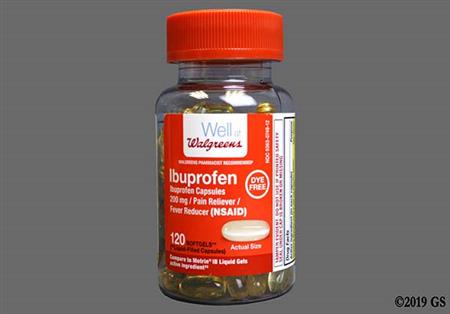 Walgreens Ibuprofen 200mg Softgel package photo