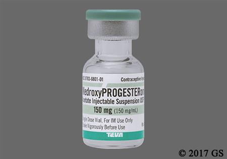 Medroxyprogesterone Acetate 150mg/mL Suspension for Injection package photo