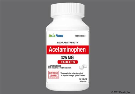 Acetaminophen 325mg Tablet