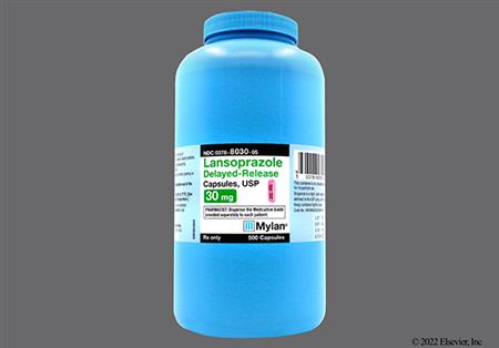 Lansoprazole 30mg Delayed-Release Capsule package photo