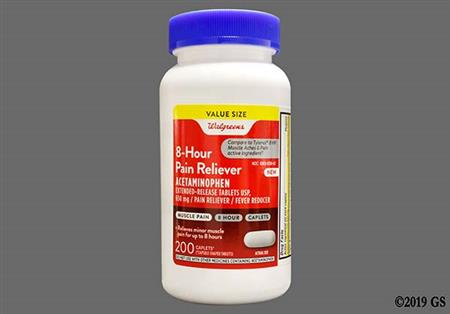 Walgreens Acetaminophen 8-Hour 650mg Extended-Release Caplet