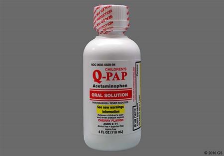Q-Pap 160mg/5ml Liquid (Cherry) package photo