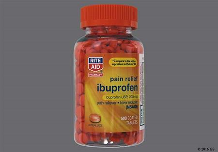RITE AID Ibuprofen Pain Relief 200mg Tablet package photo