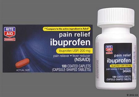 RITE AID Ibuprofen Pain Relief 200mg Caplet package photo