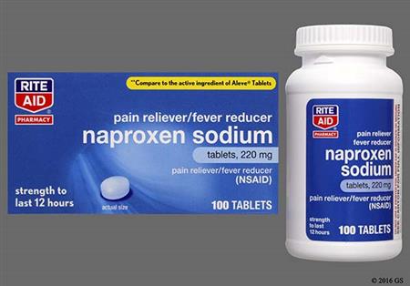 RITE AID Naproxen Sodium 220mg Tablet package photo