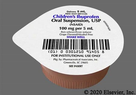 Children's Ibuprofen 100mg/5mL Suspension (Grape)