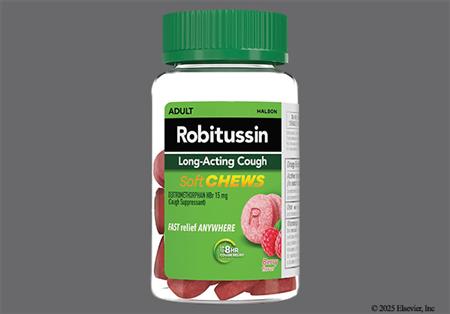 Robitussin Adult Long Acting Cough 15mg Soft Chew (Berry)