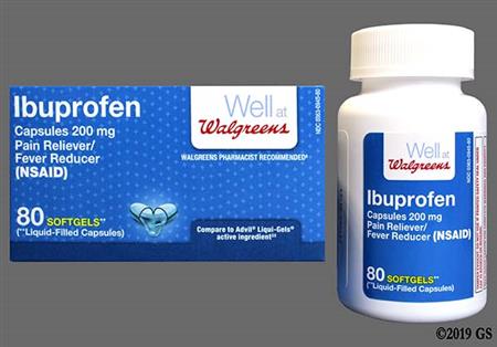Walgreens Ibuprofen 200mg Softgel package photo