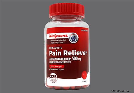Walgreens Pain Reliever Extra Strength 500mg Tablet