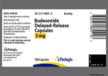 Budesonide 3mg Delayed-Release Capsule package photo
