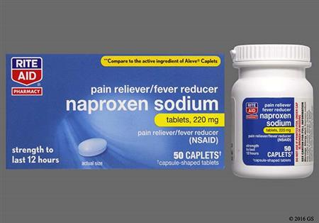RITE AID Naproxen Sodium 220mg Caplet package photo