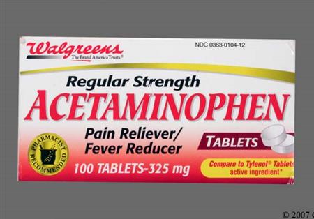 Walgreens Acetaminophen 325mg Tablet package photo