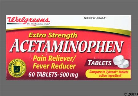 Walgreens Acetaminophen Extra Strength 500mg Tablet