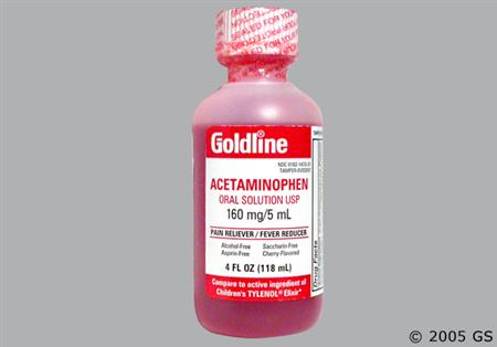 Acetaminophen 160mg/5mL Solution