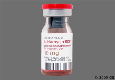 Adriamycin RDF 10mg Powder for Injection package photo
