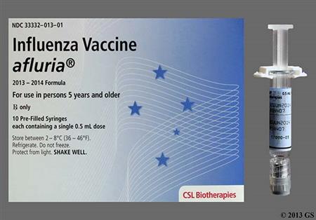 Afluria 2013-2014 Preservative-Free Formula Suspension for Injection package photo