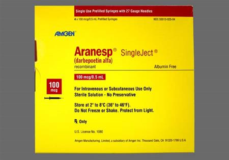 Aranesp 100mcg/0.5mL Solution for Injection package photo