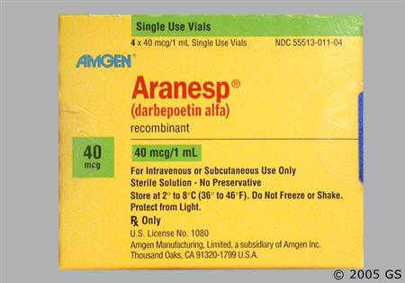 Aranesp (Albumin) 40mcg/ml Solution for Injection package photo