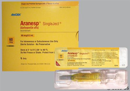 Aranesp (Albumin) 60mcg/0.3mL Solution for Injection package photo