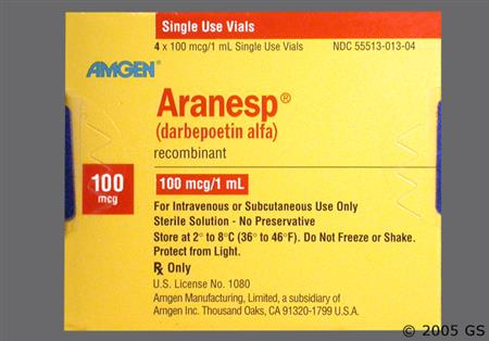 Aranesp (Albumin) 100mcg/ml Solution for Injection package photo