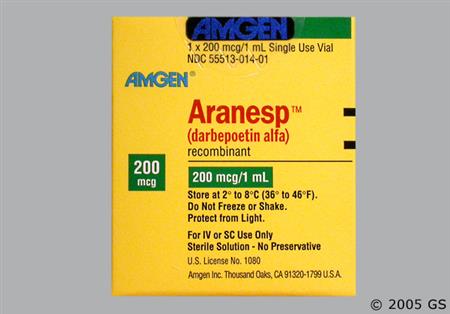 Aranesp (Albumin) 200mcg/ml Solution for Injection package photo