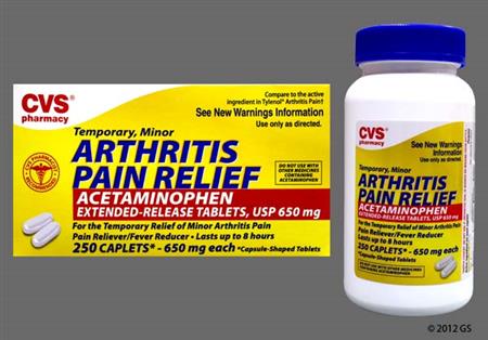 CVS Arthritis Pain Relief 650mg Extended-Release Caplet package photo