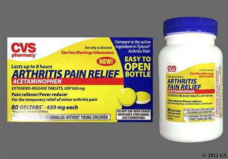 CVS Arthritis Pain Relief 650mg Extended-Release Geltab