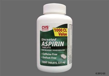 CVS Aspirin 325mg Tablet package photo