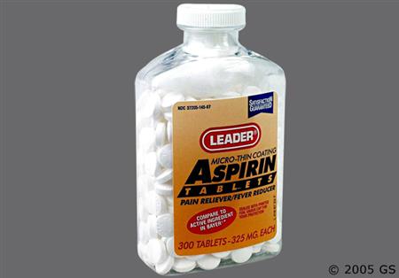 Leader Aspirin 325mg Tablet package photo