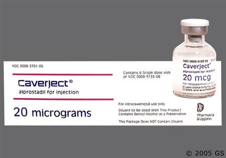 Caverject 20mcg Powder for Injection package photo