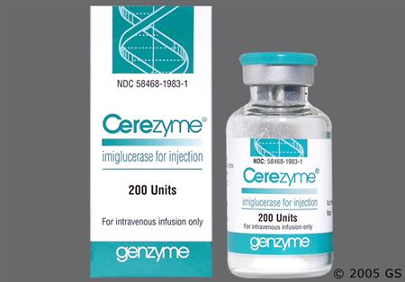 Cerezyme 200unit Powder for Injection package photo